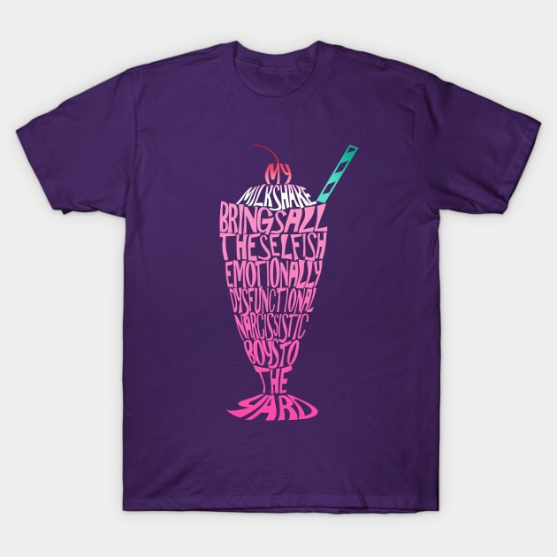 Milkshake T-Shirt by rachybattlebot